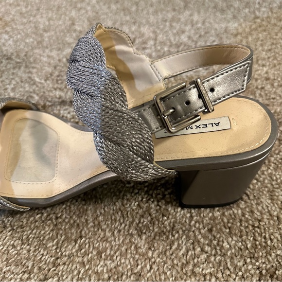 Alex Marie Braided Rope Block Heel Sandals - Picture 5 of 7